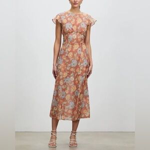 Hansen & Gretel Backless Floral Dress Size XL